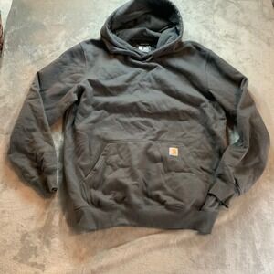 Carhartt Rain Defender Loose Fit Hoodie Mens XL Tall Gray Sweatshirt 100615 026